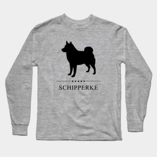 Schipperke Black Silhouette Long Sleeve T-Shirt